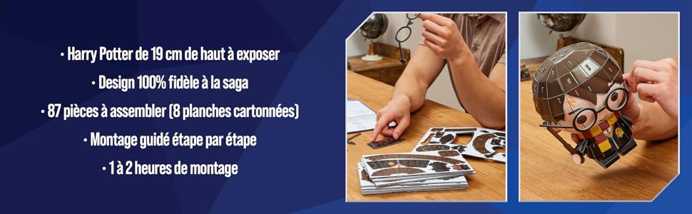 Harry Potter Puzzle Puzzle adulte Maquette Jouet enfant Puzzle enfant puzzle harry potter 4D Build