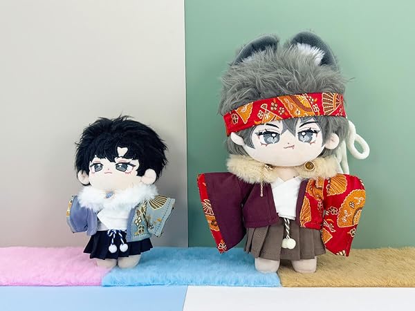 Amazon.co.jp: niannyyhouse 10cm 20cm ぬいぐるみ 服 着物