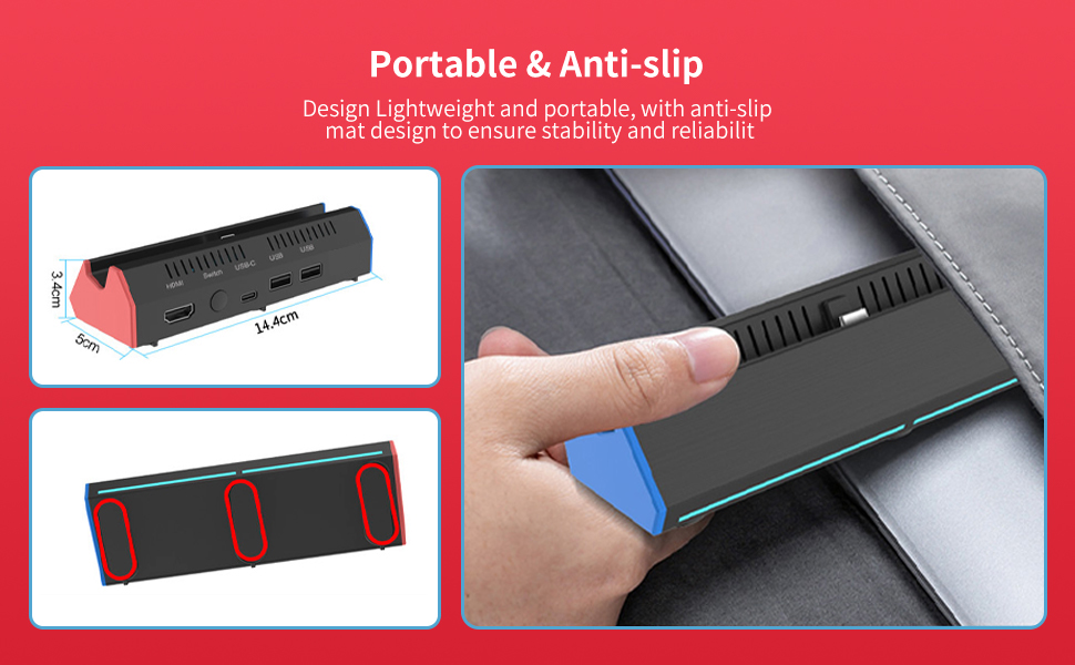 nintendo switch tv dock portable