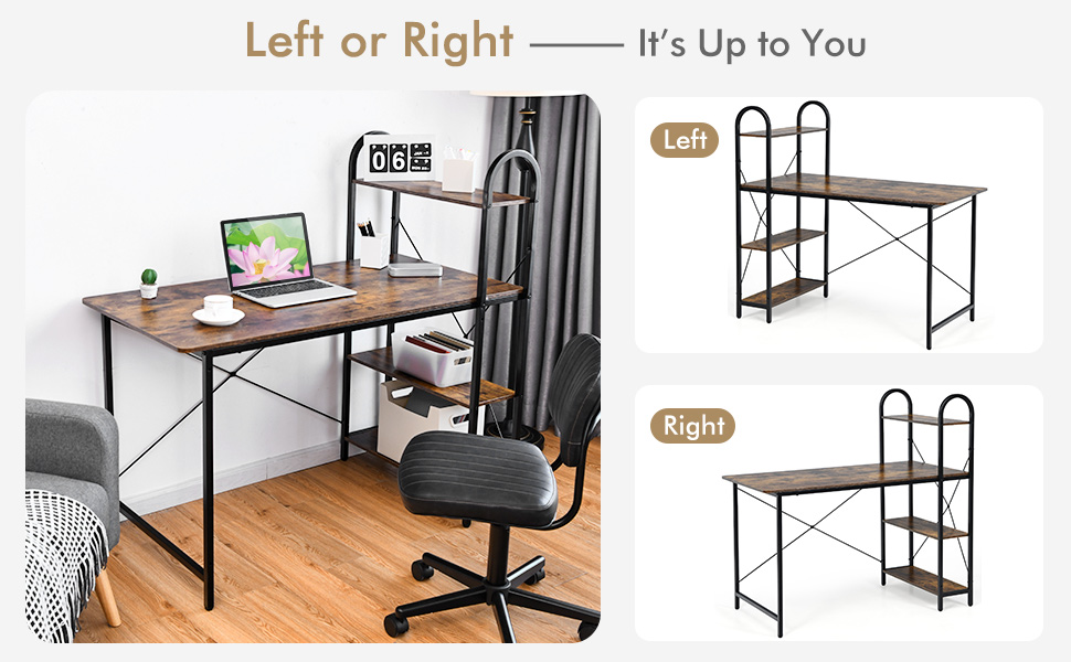 desk with storage