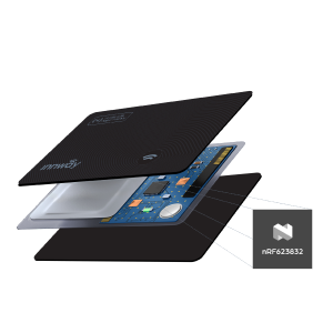 smart thin wallet cardAdvanced Nordic Blueto