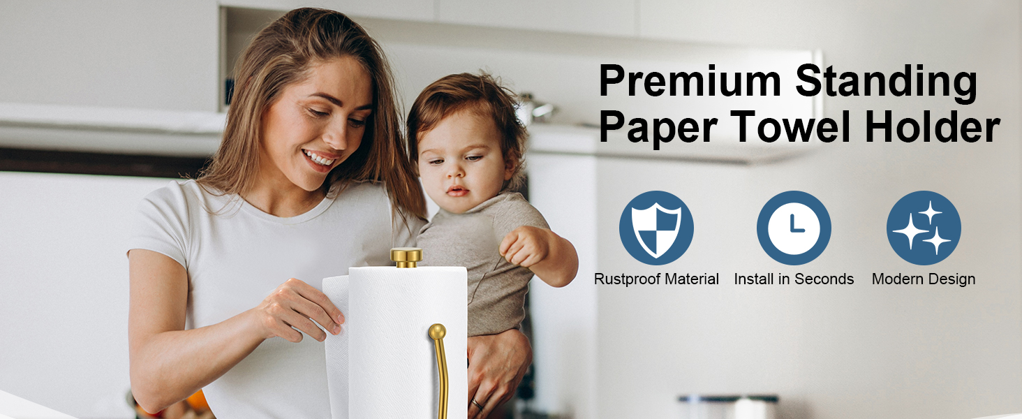 Standing Paper Towel Holder