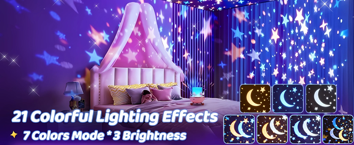 Rotating Cabin Projector Lamp