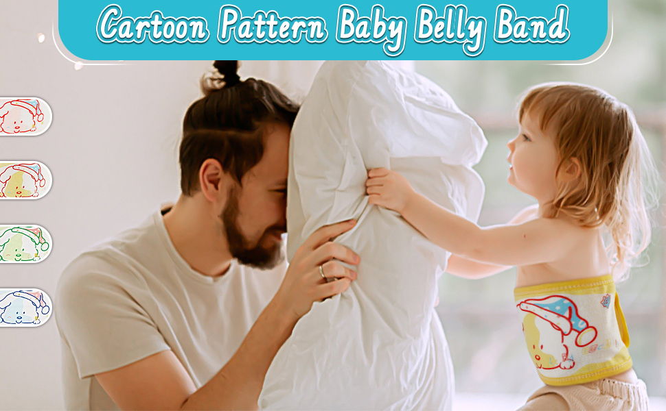 Cartoon Baby Belly Band