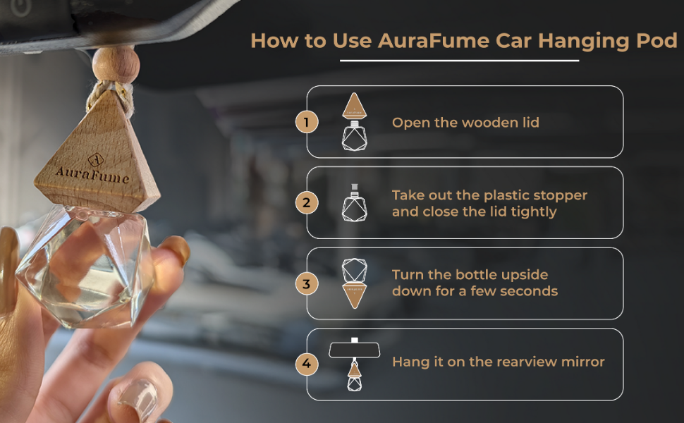 car hanging pod car perfume