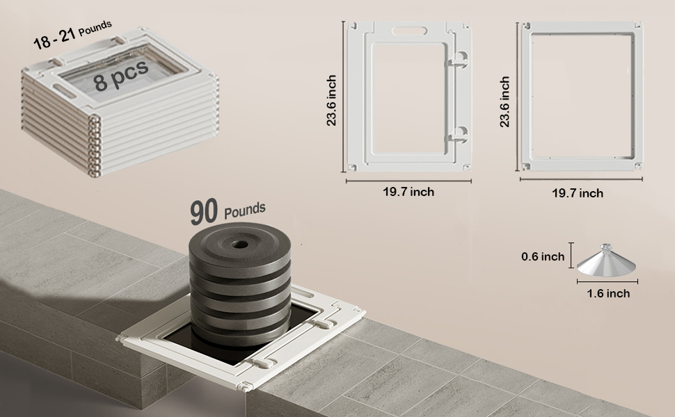 dog playpen panel size and weight