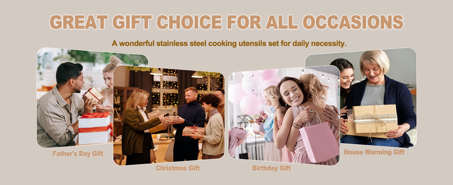 stainless steel cooking utensils