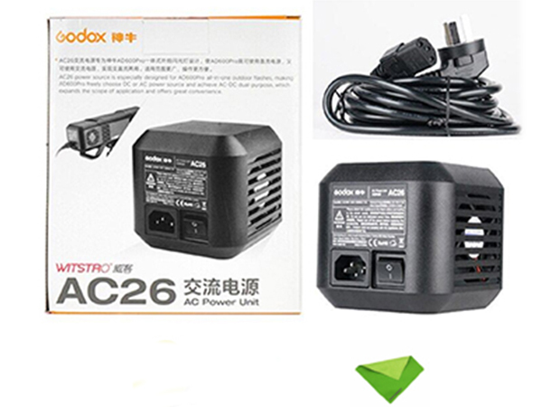 Amazon.com: EACHSHOT Godox AC-26 Adapter for Godox AD600Pro AD600