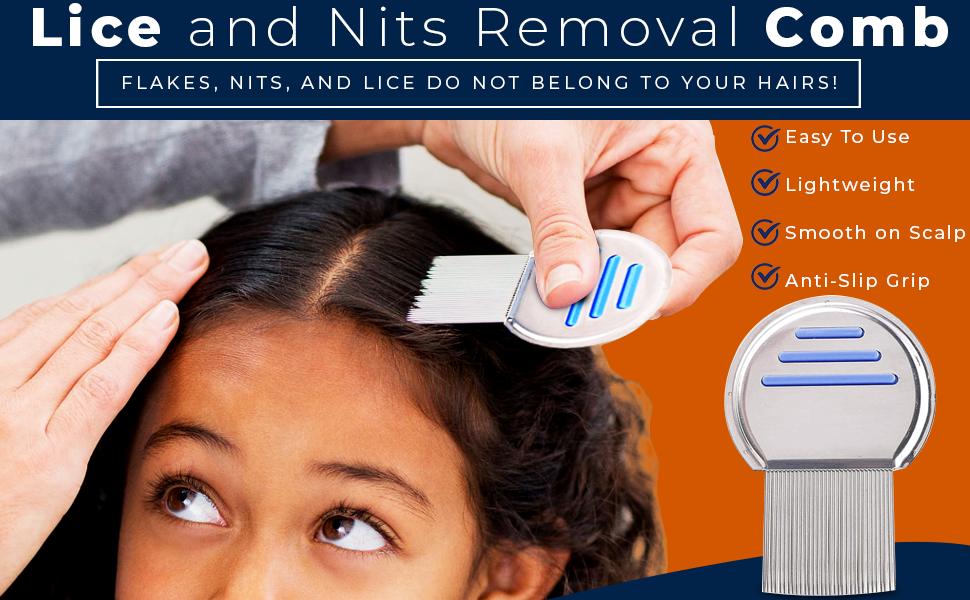 Buy Tony Stark Stainless Steel Lice And Nits Removal Comb Double