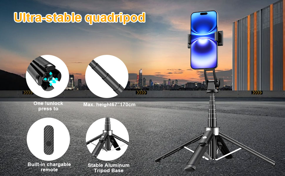 selfie stick tripod with remote,iphone selfie stick tripod with remote