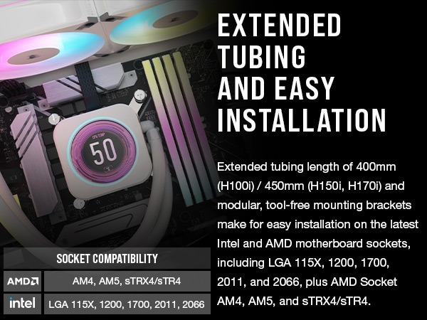 AM4, AM5, sTRX4/sTR4, LGA 115X, 1200, 1700, 2011, 2066