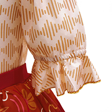 dolores Encanto Costume Dress Kids Party Cosplay Clothes Summer Dress Outfit 