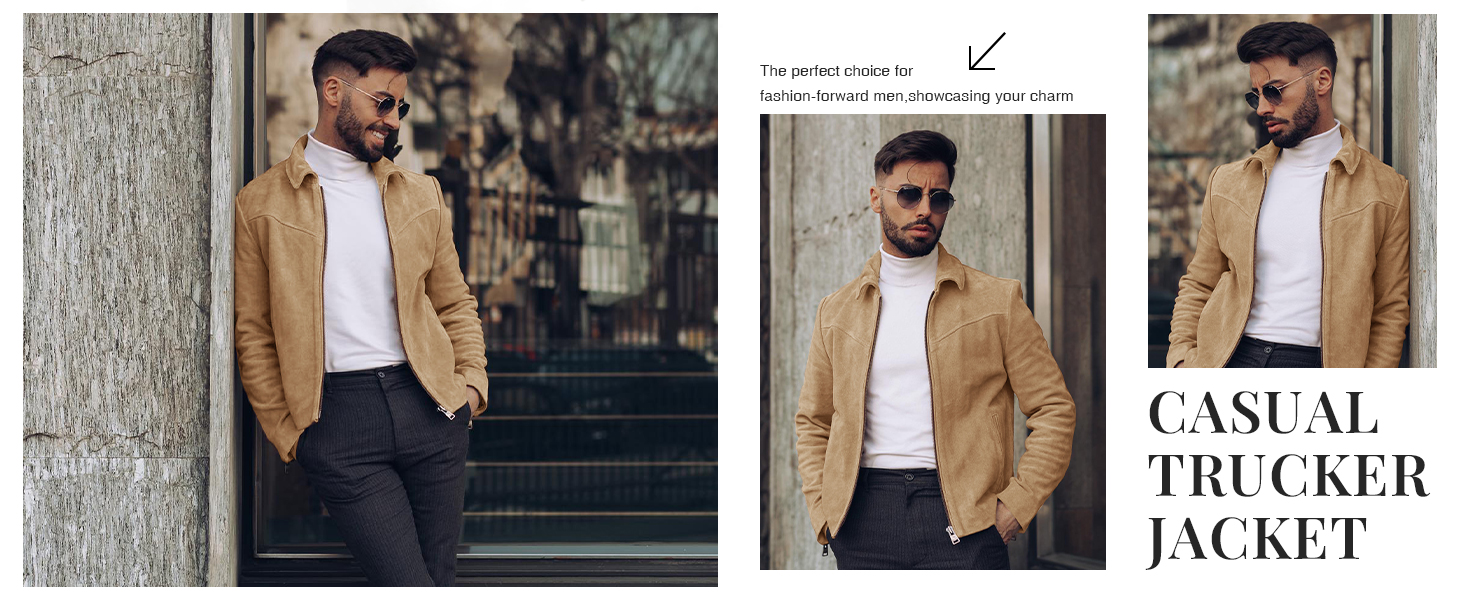 suede leather trucker jacket