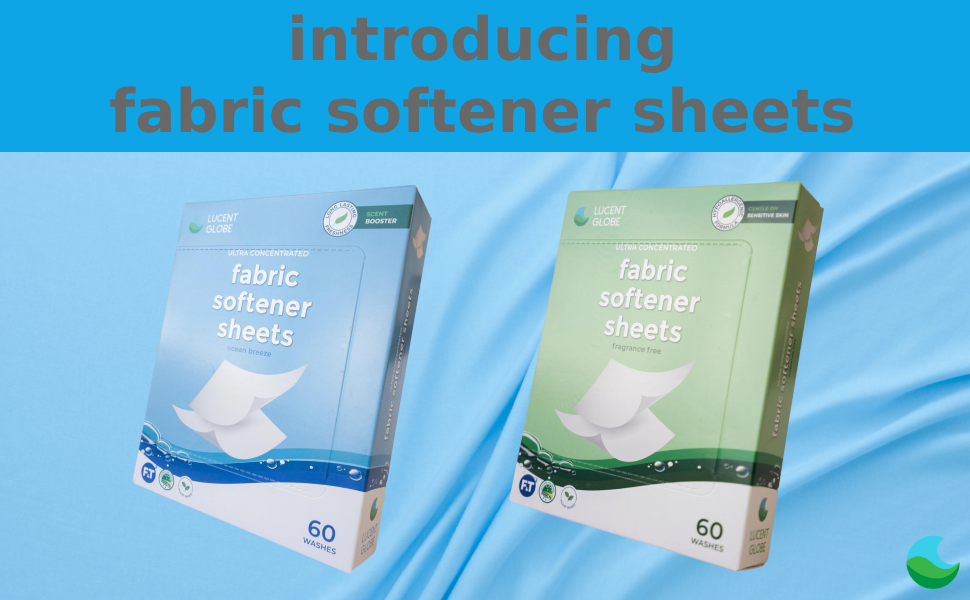 Lucent Globe Fabric Softener Sheets EcoFriendly Ultra Concentrated