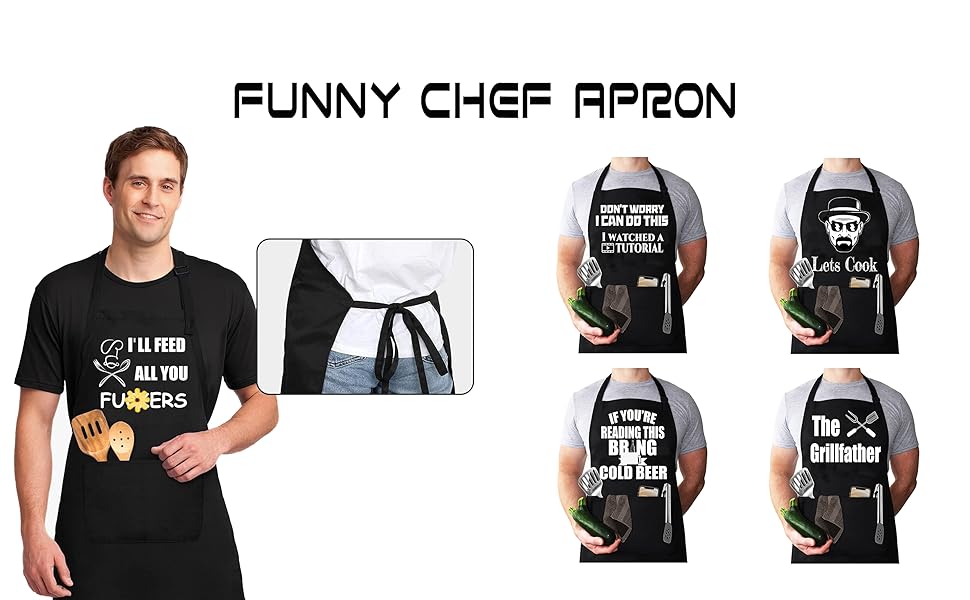 funny apron chef