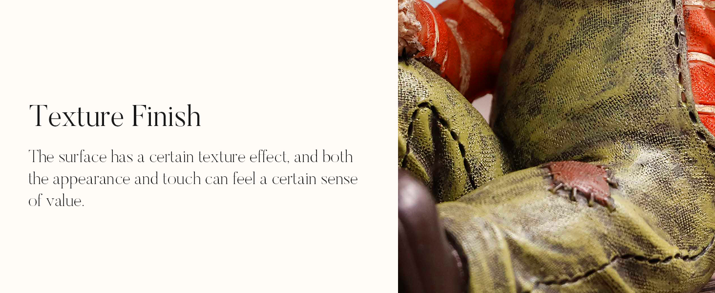 Close-up of textured olive green fabric with a rough, woven appearance. A small tear or worn patch is visible, revealing a pink underlayer.