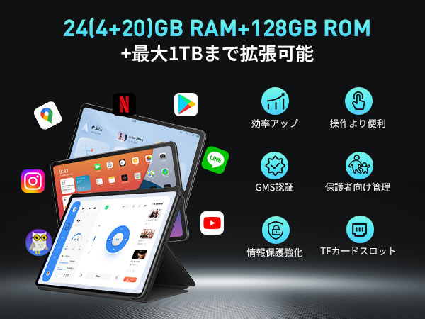 Amazon.co.jp: 【Android15 タブレット 10インチ wi-fiモデル
