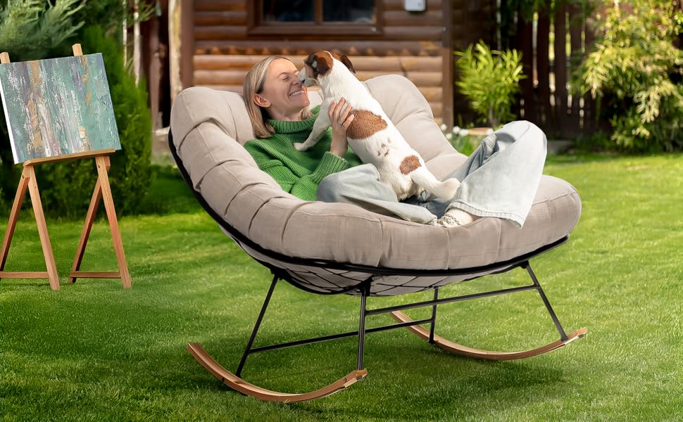 moon rocking chair