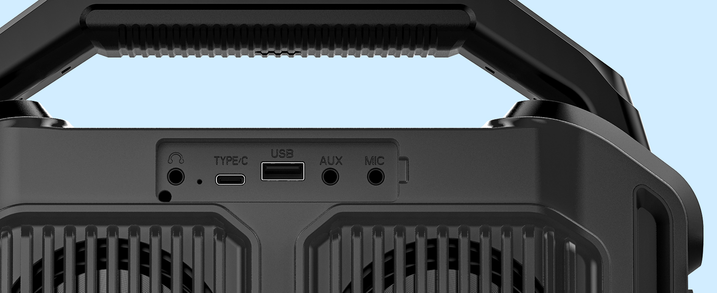 blue tooth speaker with handle