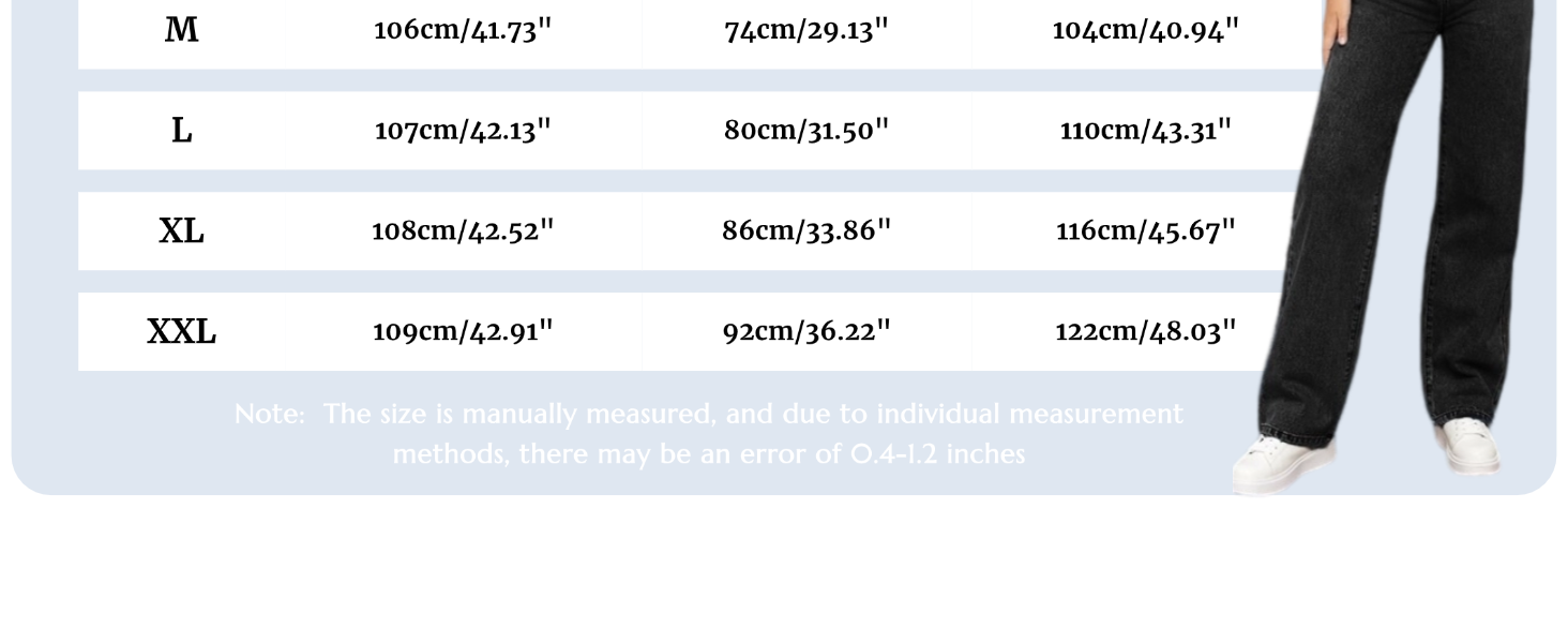 ladies baggy jeans denim trousers wide leg pants