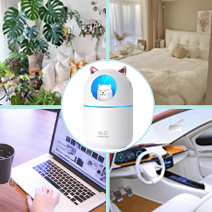 Room Mister Humidifier Car Air Diffusers Humidifier for Home Small Room Humidifier Pink 