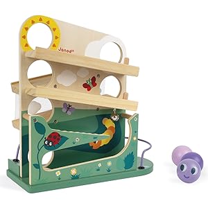 janod,Abseilgerät Raupe,Murmeln,Bälle,Kinder,Logical Suite,Garten,J08055
