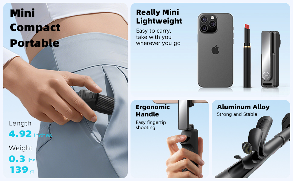 Mini Selfie Stick Tripod