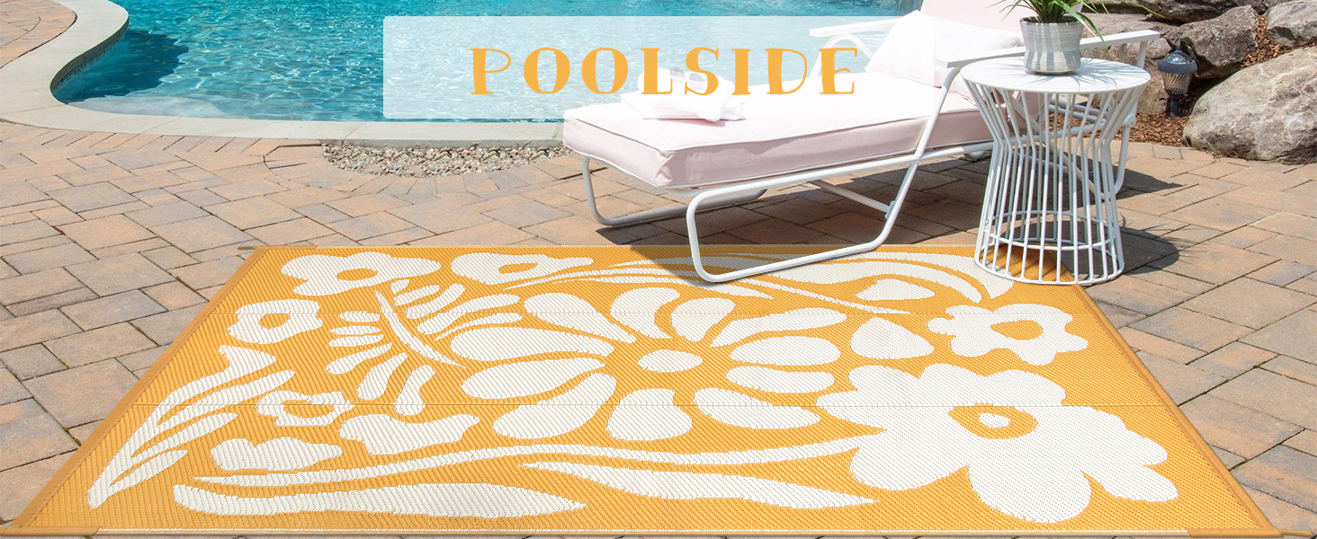 outdoor boho rug