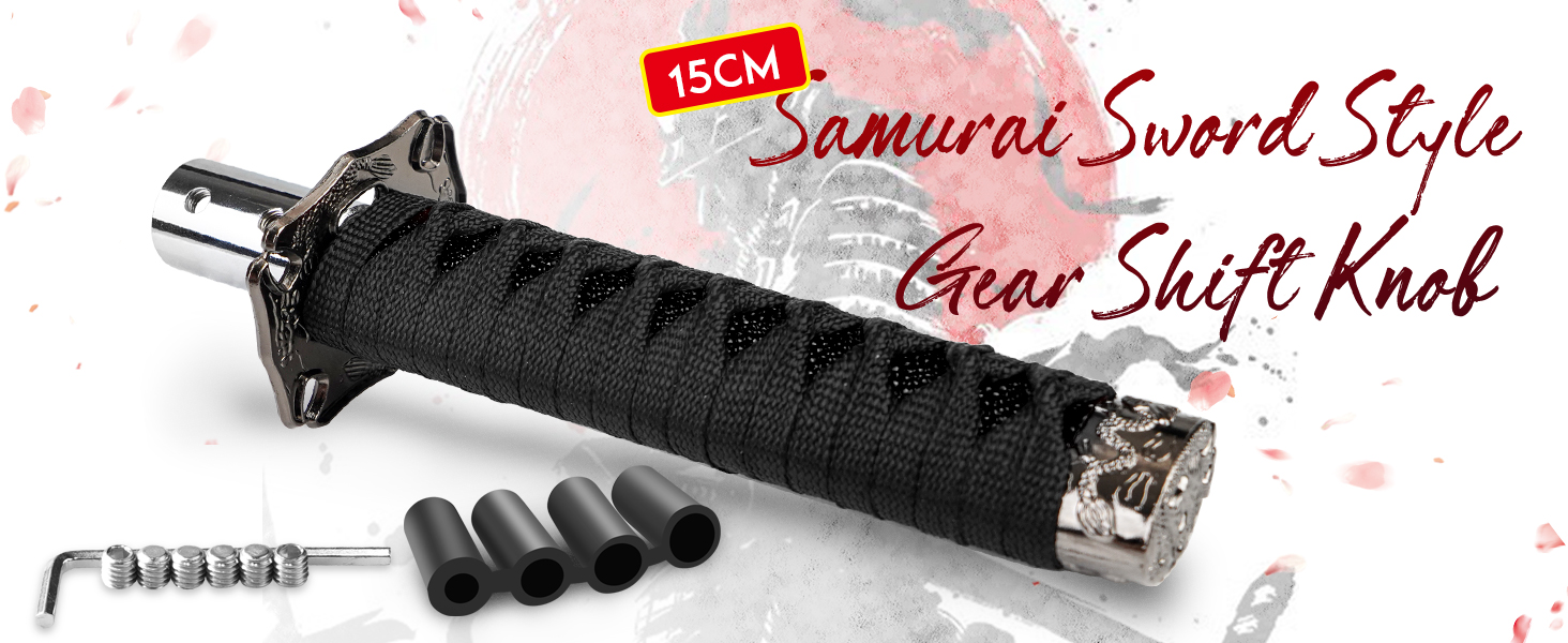 HTRACING Katana Gear Shift Knob Samurai Sword Shifter Knob