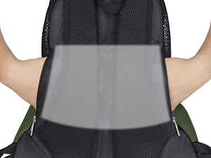 the hidden zipper pack