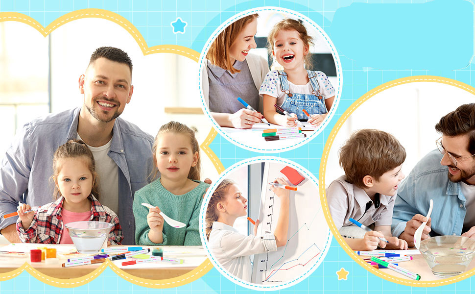 Kiddies Create Magical Floating Drawings Bundle, Magic Drawing Pens for Kids, Water Painting Pen Set