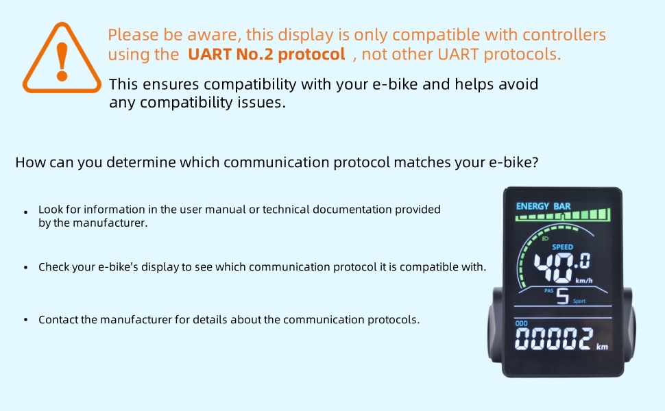 Mcezdy Ebike Display highlighting full lamination process and clear vision with tempered glass