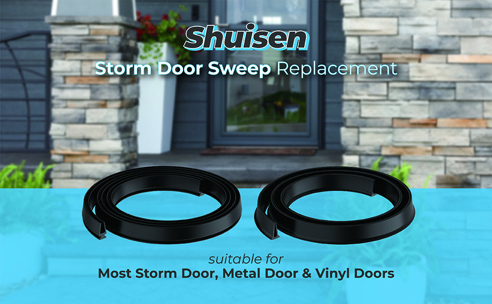 Shuisen Storm Door Sweep Replacement for Larson & Pella Doors, 36" Long