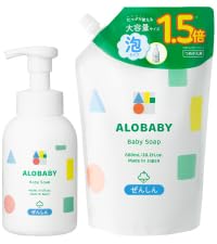 ALOBABY アロベビー ボディソープ 詰め替え600ml 4袋セット 容器付 Amazon.co.jp: ベビーソープ アロベビー 600ml シャンプー