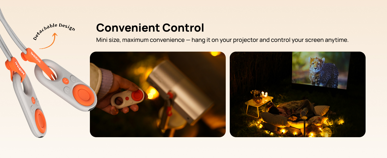 Convenient Control Mini Projector