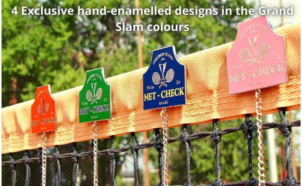 Kobudaii Tennis Gifts Women Tennis Net Measure Chain Gifts for Tennis Players