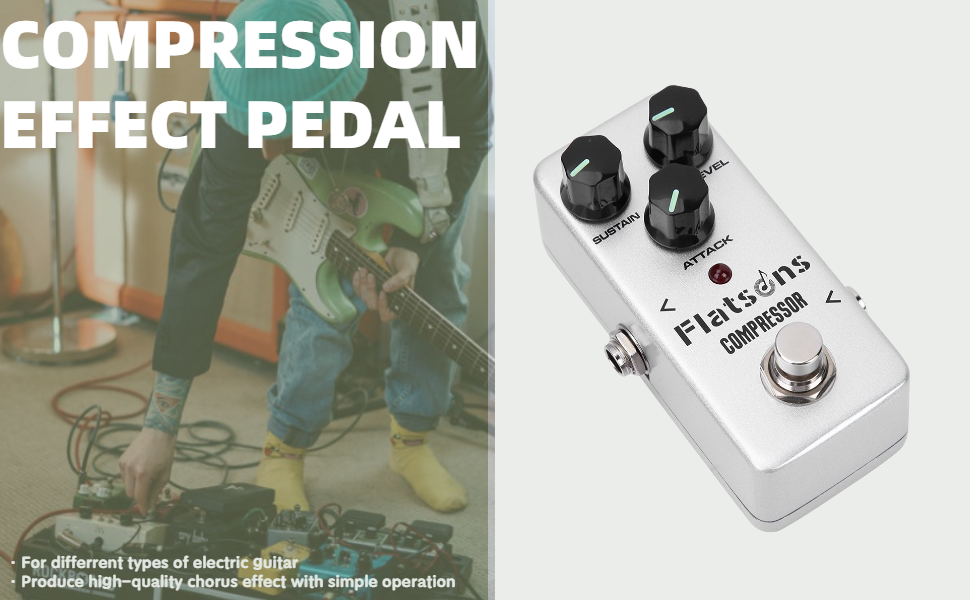 Guitar Compression Effect Pedal,Pure Analog