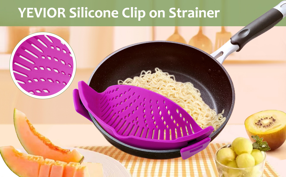 YEVIOR Clip-on Strainer