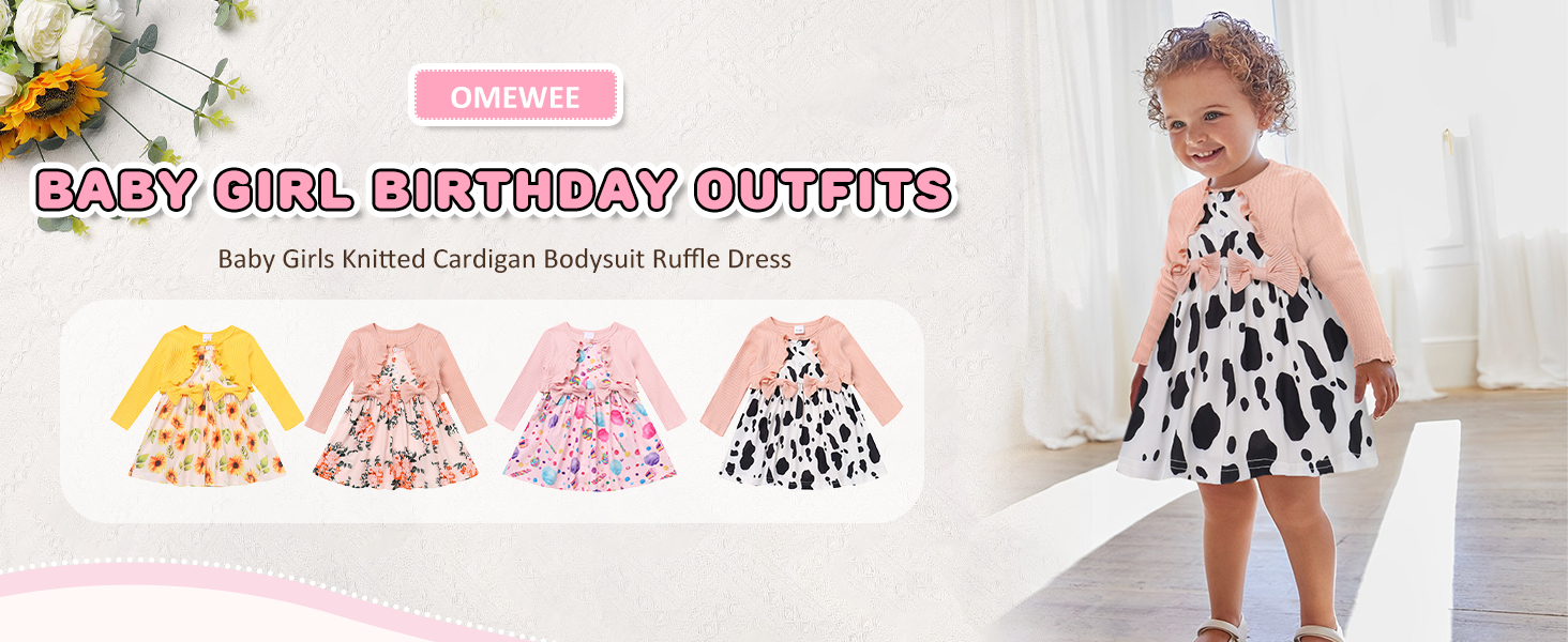 Baby Girl 1st Birthday Outfit