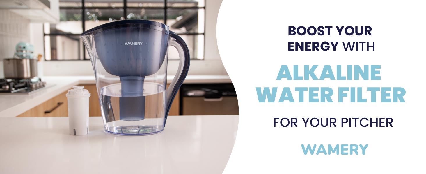 boost your energy with alkaline water filter for your pitcher