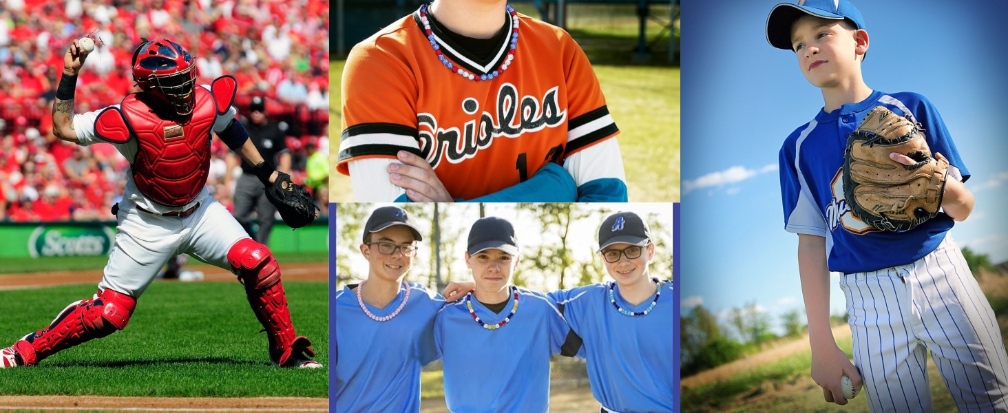 baseball necklace boys