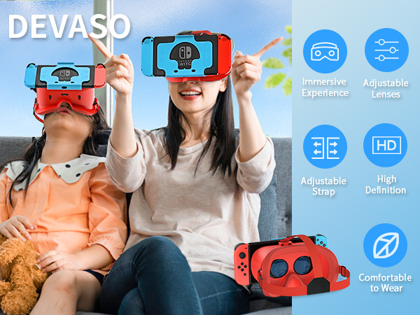Nintendo Switch VRWORLDS Amazon.com: Upgraded VR Headset for Nintendo Switch, Switch