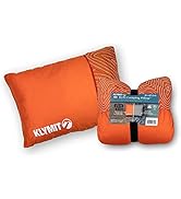 Klymit Drift Camping Pillow, Shredded Memory Foam Travel Pillow with Reversible Cover for Outdoor...