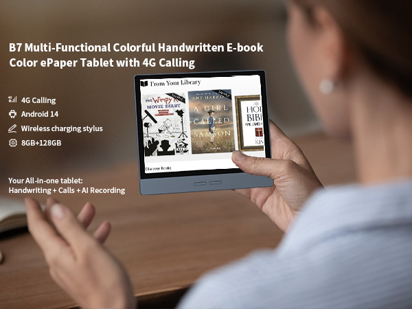 Androidタブレット本体 Bigme B7 Color ePaper Tablet with 4G Amazon.com : Bigme B7 Color ePaper Tablet 7 Inch 8+128GB