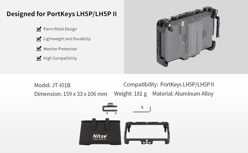 Cage for PORTKEYS LH5P/LH5P II