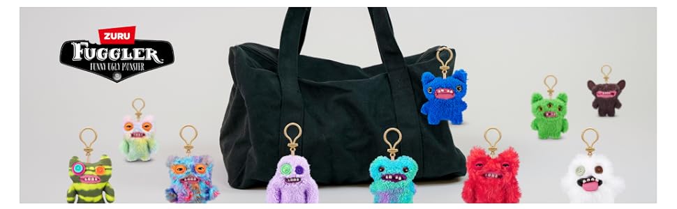 Amazon.com: Fuggler Key Rings Series 3 by ZURU Funny Ugly