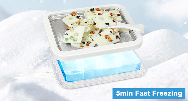 frozen yogurt machine helps you make ice cream within 5 minutes