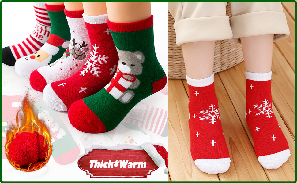 Womens Christmas Socks Cozy Funny Xmas Holiday Socks Christmas Socks Children Socks Fuzzy Crew Socks