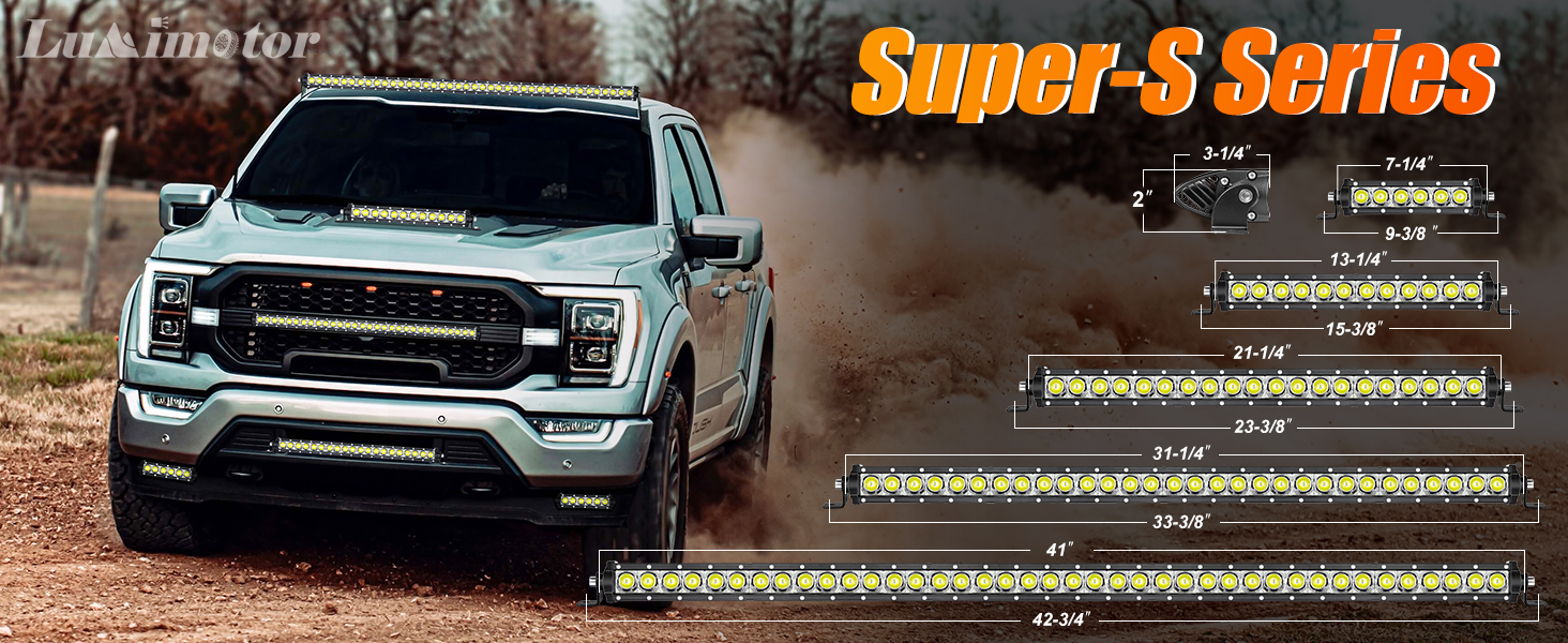 single row led light bar