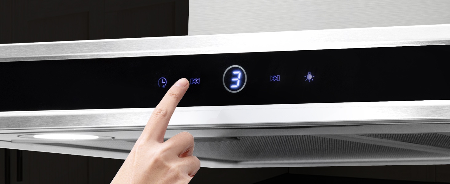 Gasland Chef TR60SS Cooker Hoods 60cm Recirculation, Quiet Extractor